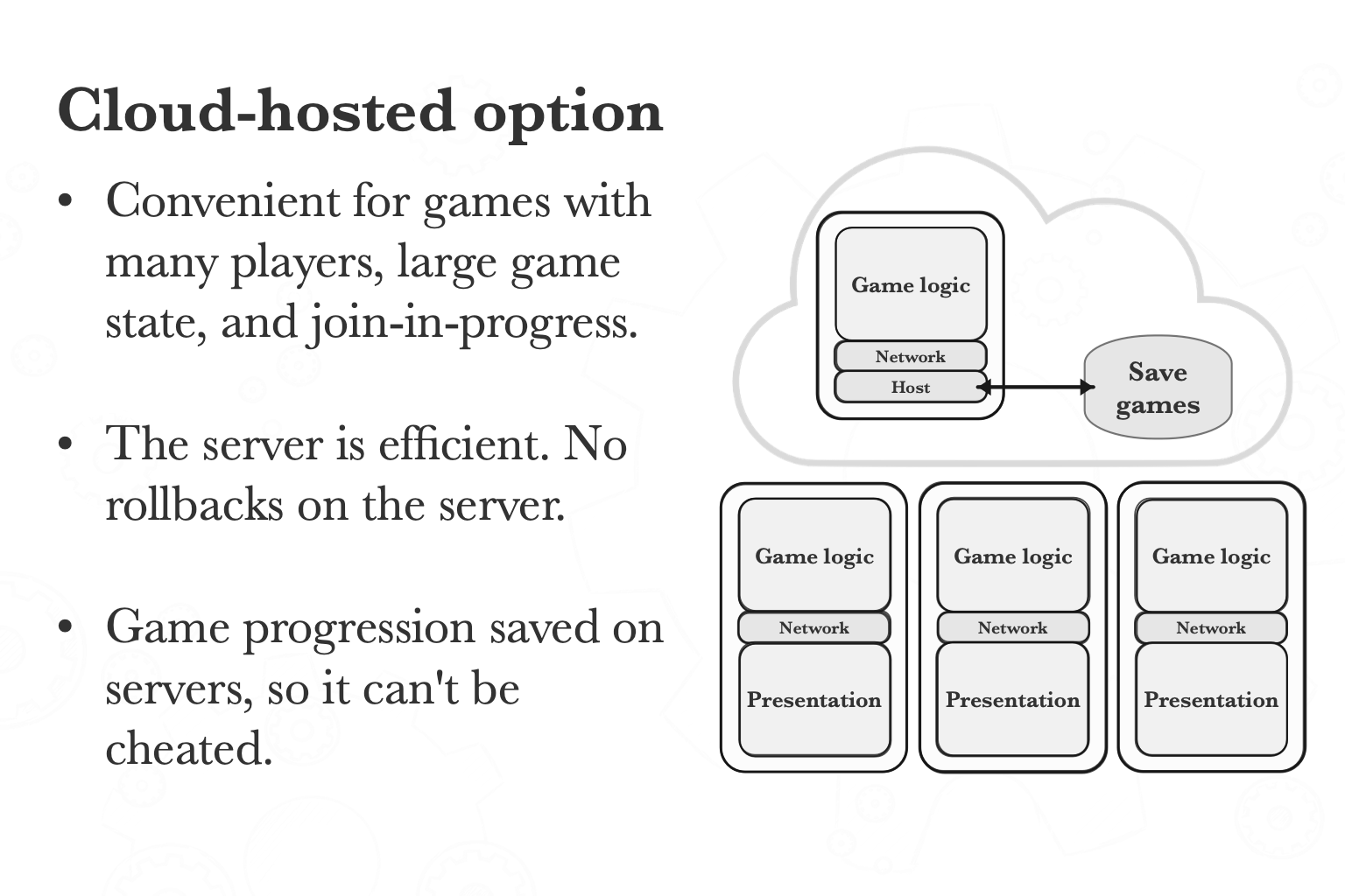 Cloud-hosted deployment option